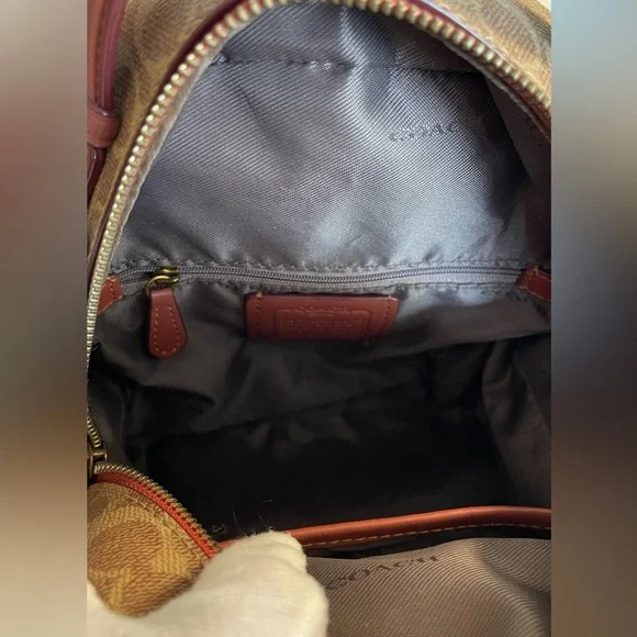❌SOLD ❌Coach Signature Campus Backpack Small - Picture 12 of 17
